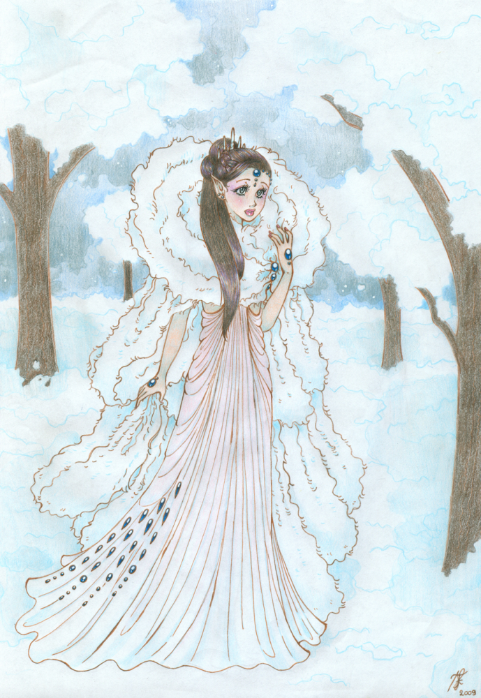 Illustration: Schneekönigin, die Zweite 1