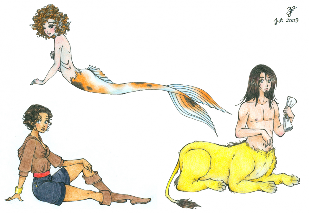 Illustration: Völker eines Landes 2