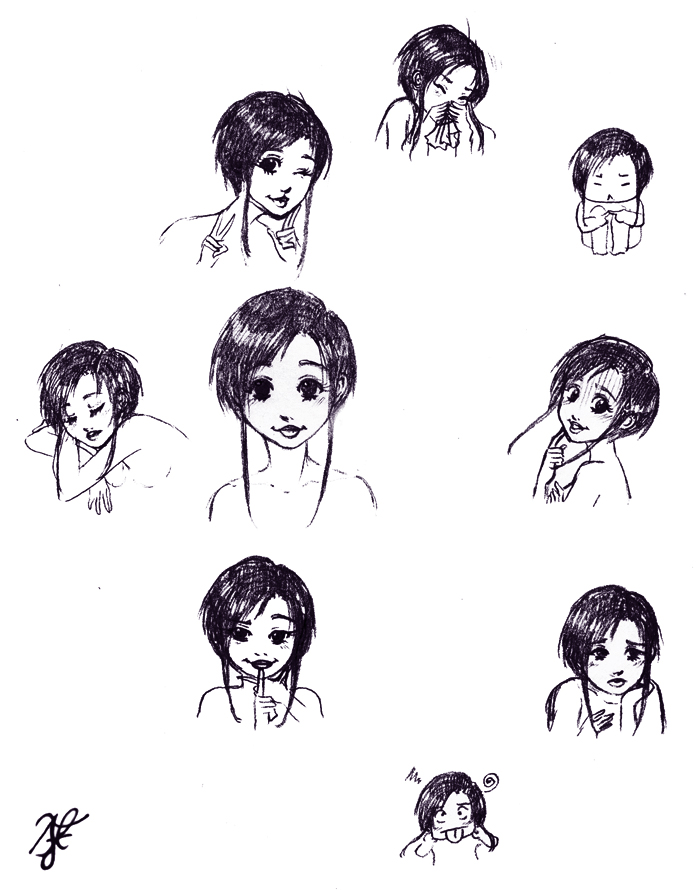 Concept Art / Character Design: Charakterstudien 1
