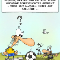 ... immer auf Ballhöhe ...