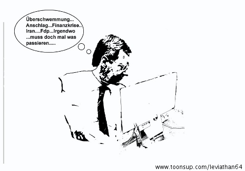 Cartoon: Herr Wulff lernt twittern 1