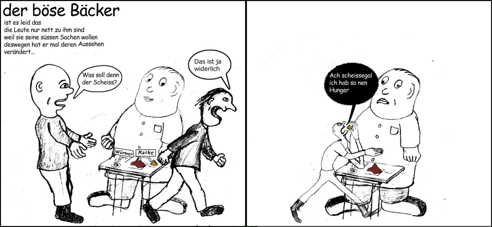 Comic: der böse bäcker 1