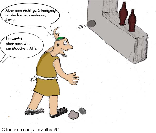 Cartoon: jesus wirkt 1