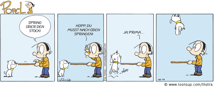 Comic: POPEL Stockspringen 1