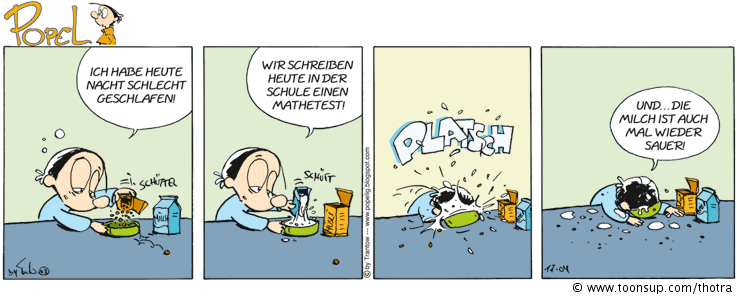 Comic: POPEL Schlechter Morgen 1