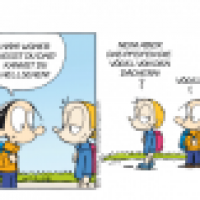 POPEL Vögel vom Dach