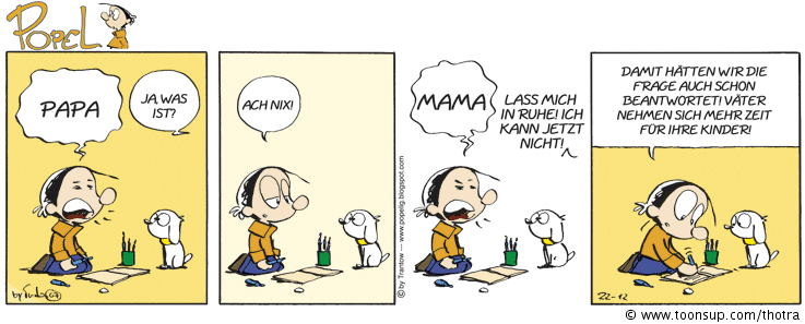 Comic: POPEL Mama und Papa 1