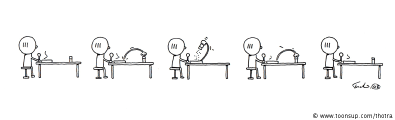 Cartoon: Mondmanns Suppe 1