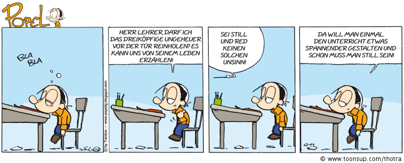 Comic: POPEL Spannende Ungeheuer 1