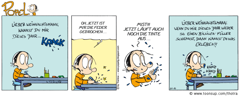 Comic: POPEL-Weihnachtspost 1