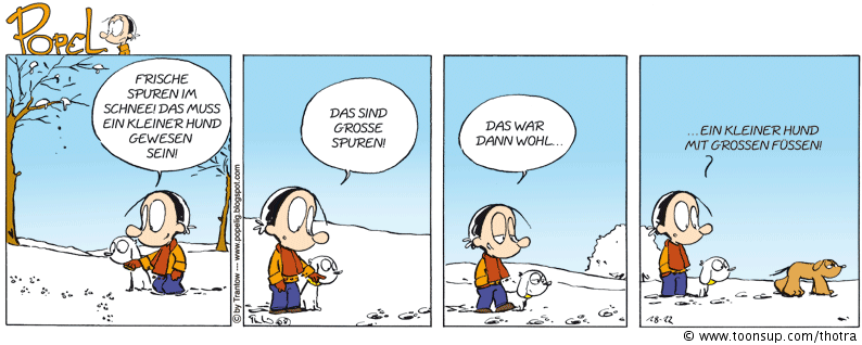 Comic: POPEL Schneespuren 1