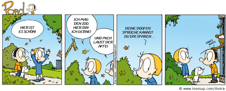 Comic: POPEL-Zoobesuch 1