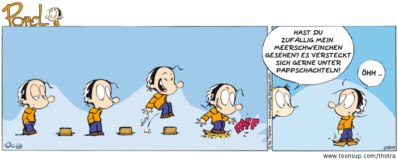 Comic: Popel - Pappschachtel 1