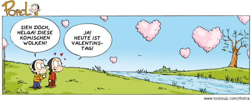 Cartoon: Popel-Valentinstag 1
