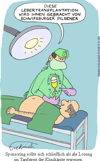Cartoon: gesponsort 1