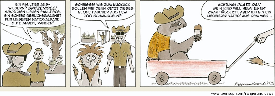 Comic: Faultier auswildern 2 1