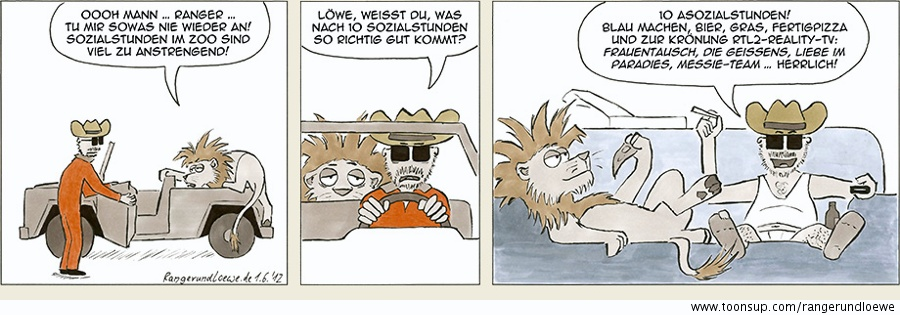 Comic: Nach den Sozialstunden 1