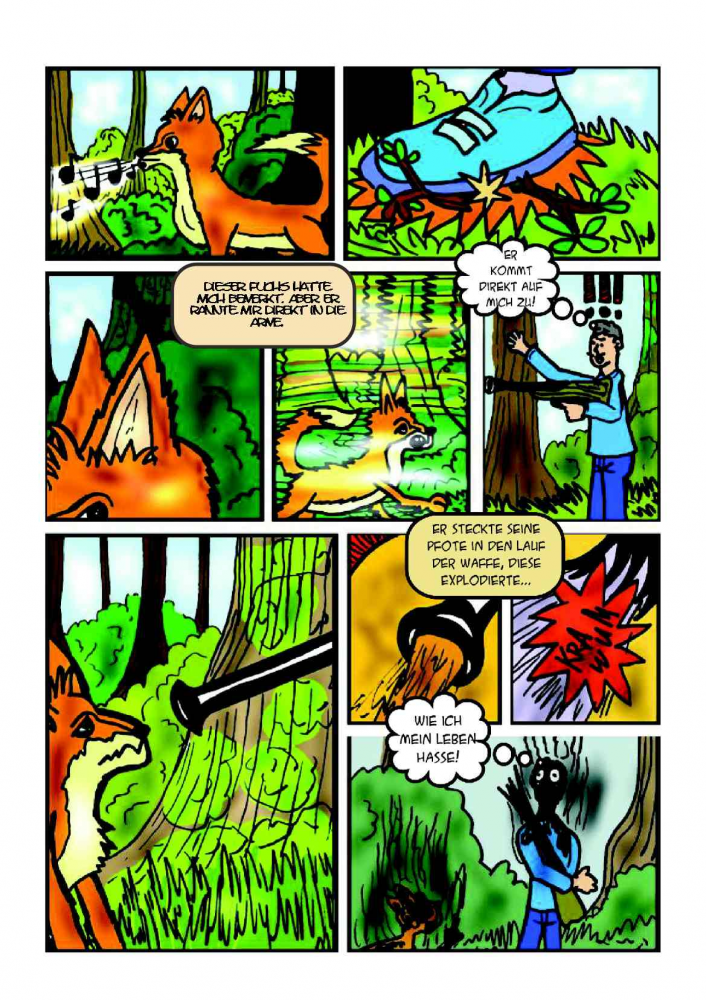 Comic: Die Hunter-Verschwörung 1: Füchse, Aliens und Verschwörungen 4