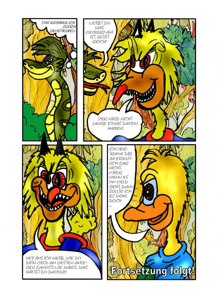 Comic: Jimi Ducs und der Geldsegen 3